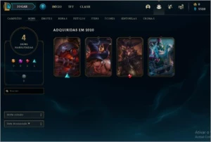 Conta de lol plat 4 s 10 - League of Legends