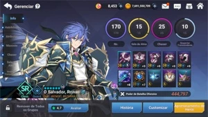 Conta Grand Chase Mobile 1.9kk BARATO