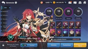 Conta Grand Chase Mobile 1.9kk BARATO
