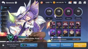 Conta Grand Chase Mobile 1.9kk BARATO