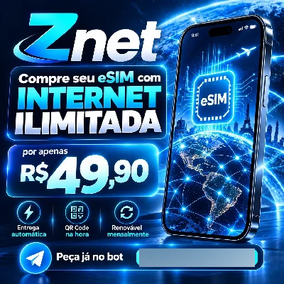 Internet ilimitada eSim - Números, Proxy e VPN Números Virtuais