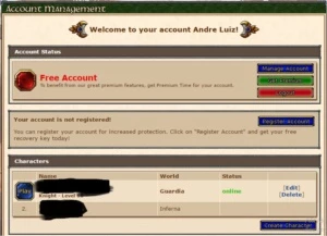 EK LV 60 NON PVP ---- SEM REGISTRO---- - Tibia