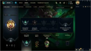 Conta Platina 4 38 Champ - League of Legends LOL