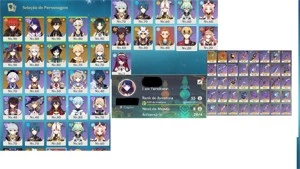 Genshin account lvl55 adventure world - 8/ 11 5* 2 weapons - Genshin Impact