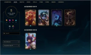 Smurf Diamond 4, 26 Champion E 5 Skins - League of Legends LOL