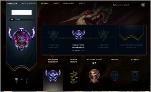 Smurf Diamond 4, 26 Champion E 5 Skins - League of Legends LOL