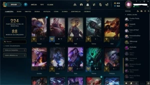 CONTA DE LOL LVL 117 ! - League of Legends