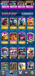 Conta Clash Royale