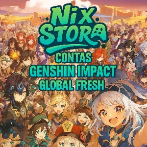 Contas Genshin Impact Global Fresh (0h) Acesso por e-mail