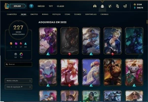 Conta lol season 3, High mmr, 1,359M mastria de vayne - League of Legends