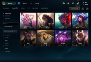 Diamante 1 146 champs 138 skins - League of Legends LOL