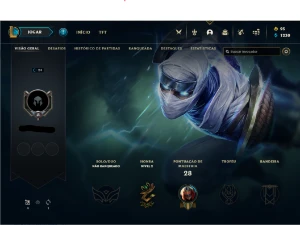 Conta de Lol com a Skin Annieversário - League of Legends