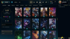 Conta LOL LVL 346 |158 Campeões| 149 Skins |Prata 4| 2013 - League of Legends