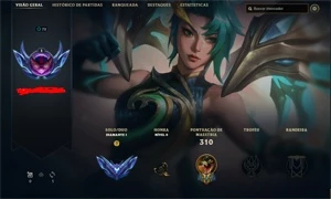 CONTA EX MESTRE WINRATE ALTÍSSIMO - League of Legends LOL