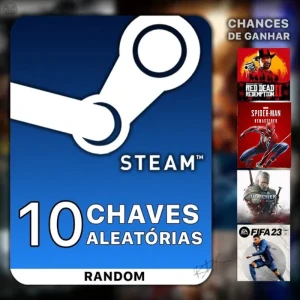 10 JOGOS ALEATÓRIO STEAM - Gift Cards