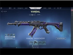 Conta Valorant com Vandal Saqueadora e Vagalume RGX