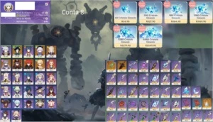 sem login ar 53 hutao albedo vent qiqi diluc keqing c1 lança - Genshin Impact