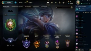 Conta lol diamond 3 soloq 99lp/ 97 skins/125 champs/ lvl 344 - League of Legends
