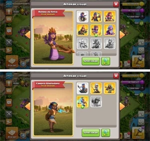 CV14 FULL MATO 100% TH14 26 SKINS 4 PAISAGENS DADOS CRIAÇÃO - Clash of Clans