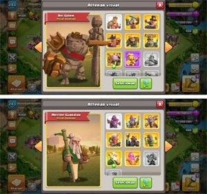 CV14 FULL MATO 100% TH14 26 SKINS 4 PAISAGENS DADOS CRIAÇÃO - Clash of Clans