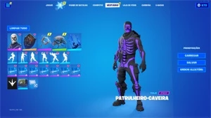 Conta com Caveirão Roxo / Season 2,3,4,5,6 Completas - Fortnite