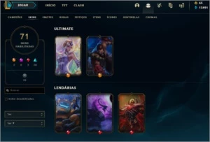 Conta Lol - Ouro 1 (Platina Season Passada) - League of Legends