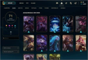 Conta Lol - Ouro 1 (Platina Season Passada) - League of Legends