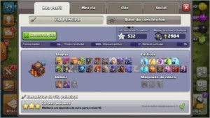 Conta Clash of clans cv 10
