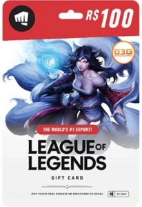5850 RIOT POINTS EM GIFT CARD - League of Legends LOL
