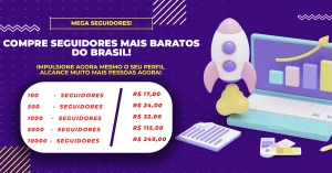 1000 Seguidores Instagram - Super Barato - Redes Sociais