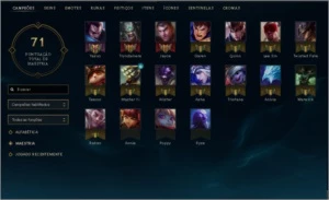 Conta de League Of Legends LOL