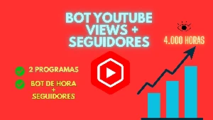 Bot Youtube views +bot de seguidor