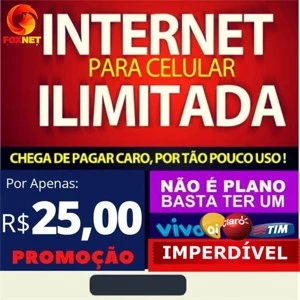 Internet Móvel Ilimitada Para Celular Via Aplicativo - Outros