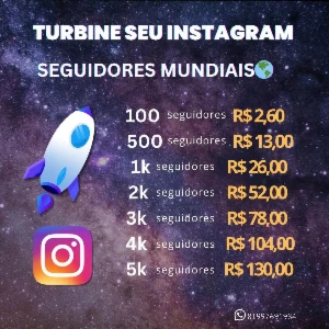 Seguidores Para Instagram (Fornecedor Mais Barato) - Redes Sociais