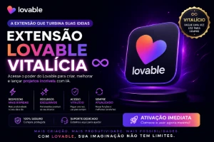 Extensão Lovable vitalícia - Inteligência Artificial