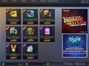 Conta LADMO - Digimon Masters Online