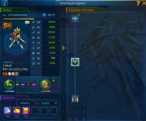 Conta LADMO - Digimon Masters Online