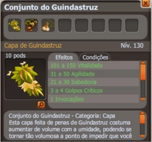 set Guindastruz completo (SPIRITIA) - Dofus