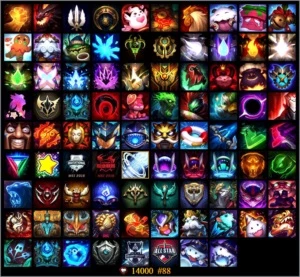 CONTA LEAGUE OF LEGENDS GOLD 3, TODOS CHAMPIONS E 141 SKINS LOL