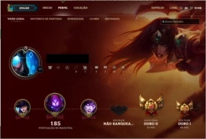 CONTA SMURF SOLO GOLD 2 FLEX GOLD 1 - League of Legends LOL