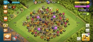 Conta CV10 TOP Totalmente FULL - Clash of Clans