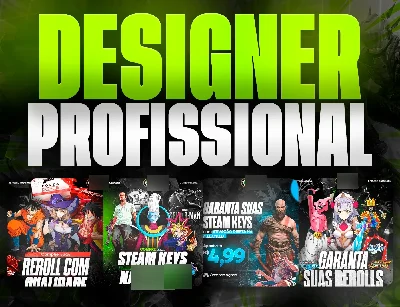 Designer Profissional Barato (Banner, Thumbnail, Anúncio, Lo - Serviços Digitais
