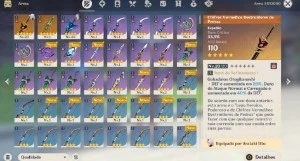 AR27 -Itto com Chifres+Lança de Jade+Faruzan C5+6 tiros - Genshin Impact