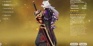 AR27 -Itto com Chifres+Lança de Jade+Faruzan C5+6 tiros - Genshin Impact