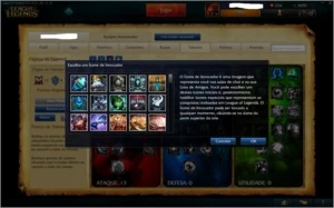 Conta League of Legends Borda Diamond LOL
