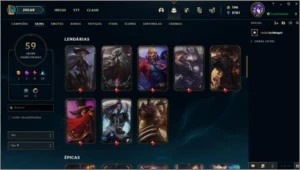 Conta Lol Com Skins limitadas. - League of Legends