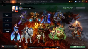 Conta Dota 2 Ancient, 4K Mmr Com Arcana, Persona, Itens Etc