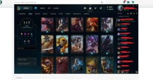 Conta League of Legends 117 skins + 3.070 de RP e muito mais LOL