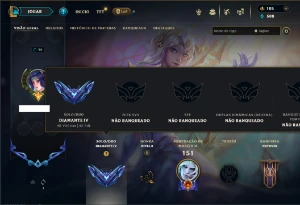 Diamante 4 com 50 Champs e 20 Skins ( MAIN JG ) - League of Legends LOL