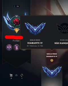 Conta Diamante Iv Solo Duo Upada A Mão Vai Com Email De Cria - League of Legends LOL